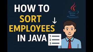 Sort employee List using Java 8 | Java Interview Question | Comparable