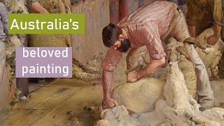 Australian art: Roberts - Shearing the Rams