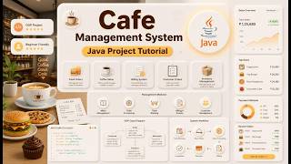☕🔥Cafe Management System Using Java | Complete Java OOP Project | Menu-Driven Application Tutorial