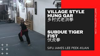 Village Style Hung Gar: Subdue Tiger Fist (乡村式老洪拳：伏虎拳)