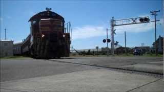 CWR Skunk Train #64 putting train away 3-25-12