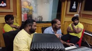 Green composing K.M.INDRA at HAMSALEKHA STUDIOS