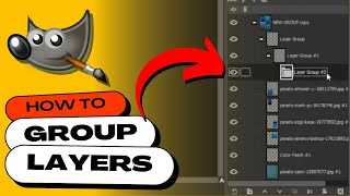 How to Use Layer Groups in GIMP | Simple Layer Grouping Tutorial
