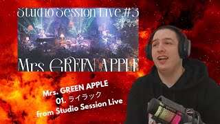 Frenchman Reacts To Mrs. GREEN APPLE - 01. ライラック from Studio Session Live #