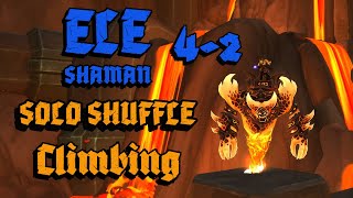 ELE SHAMAN | SOLO SHUFFLE | ONE SHOT | 4 - 2 | - World of Warcraft PvP