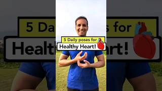 HEALTHY HEART? 5 daily yoga for you! #healing #healthtips #health #daily #circulation #heart #poses