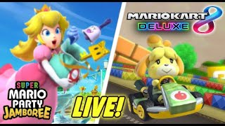 MARIO MONDAY!! (🔴LIVE ) Super Mario Party Jamboree \u0026 Mario Kart 8 Deluxe