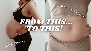 WHAT MY BODY LOOKS LIKE AFTER MY FIRST PREGNANCY | 2 month postpartum update