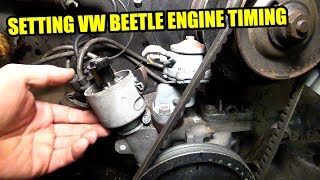 How to Set VW Beetle Engine Timing - ROTTEN OLD 1956 VW Beetle - 78