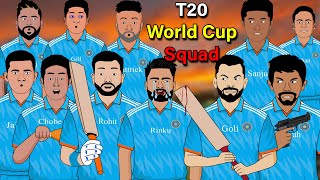 Team INDIA Squad For T20 World Cup 2024