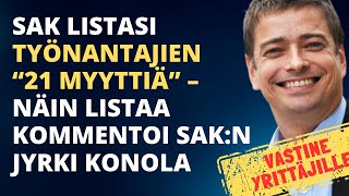 SAK listasi työnantajien \