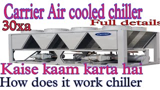 Carrier 30xa full details Air cooled chiller Explain hvac chiller refrigeration cycle