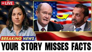 Chris Coons GRILLS Kash Patel Over FBI Trip, Iran Firings, And Missing Answers