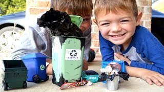 Garbage Truck Videos For Children l New Toy Trash Can Unboxing! l Garbage Trucks Rule