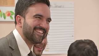 Mayor Zohran Mamdani celebrates opening day of preschool enrollment