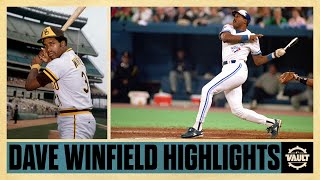 Dave Winfield could do it ALL! The Hall of Famer was AWESOME on the field
