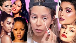 FULL FACE OF MAKEUP BY CELEBRITIES | HIT OR MISS?
