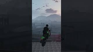 実車MODでバイクスタント（Easy編） #グラセフ5　＃GTA5Mod　＃GTA5実車Mod　＃GTA5バイクスタント　＃GTA5BIKESTUNTSMONTAGE　＃Shorts