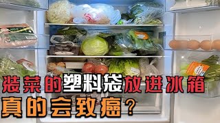 装菜的塑料袋放进冰箱，真的会致癌吗？央视实验揭晓答案