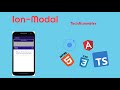 Ionic 5 - 16 Ion-modal (in detail)