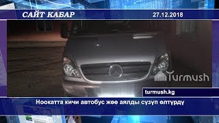 #Сайткабар | Ноокатта кичи автобус жөө аялды сүзүп өлтүрдү