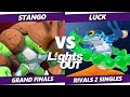 Lights Out GRAND FINALS - Stango (Kragg) Vs. Luck (Ranno) Rivals of Aether 2 - RoA2