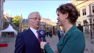 Burgemeester Jozias van Aartsen vooral bezig met de veiligheid op Prinsjesdag