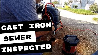 CAST IRON SEWER INSPECTION WITH RIDGID SEESNAKE