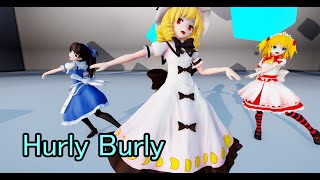 【東方MMD・4K60】Hurly Burly ～ 東方三月精／Toho Three Fairies