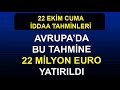 LİGLER DÖNÜYOR! (22 Kasım iddaa tahminleri) Cuma yayını