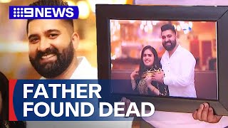 Family mourn 'lovely' dad found dead at kids' playground | 9 News Australia