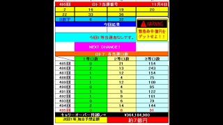 ロト７予想496回(11/11)Chance７億円