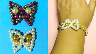 PEARL BUTTERFLIES EASY AND FAST - DIY WITH PEARLS STEP BY STEP / DIY PEARLS