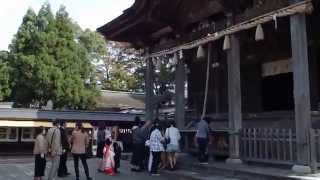 高良大社の風景　福岡県久留米市