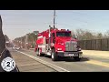 major fire truck response to a large forest fire in new jersey 3 7 23