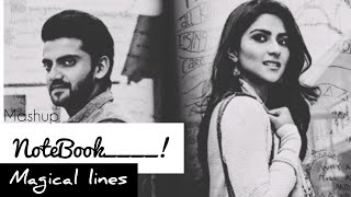 Best song lines from NoteBook movie | Zaheer Iqbal & Pranutan Bahl | Ayesha's way