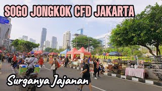 BERBURU JAJANAN DI SOGO JONGKOK CAR FREE DAY (CFD) BLORA JAKARTA