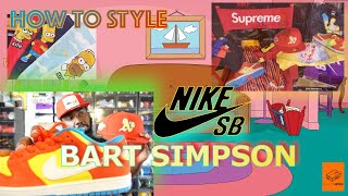 HOW TO STYLE NIKE SB BART SIMPSON DUNK