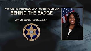 Why Join the Williamson County Sheriff’s Office: Behind The Badge | Captain Sanders Shares Her Story