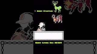 Quest for a Shiny Living Dex #pokemon #shinypokemon #nintendo #gameboy #gen2 #crystalclear #stantler