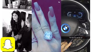 Kylie Jenner's new jewelry on Snapchat