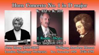 Mozart: Horn Concerto No. 1, Tuckwell \u0026 Maag (1959) モーツァルト ホルン協奏曲第1番 タックウェル