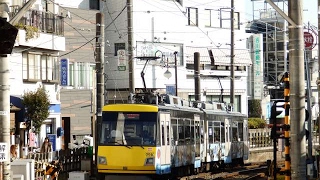 【東急世田谷線の車窓】SETAGAYA LOW SPEED LINE🚋TRAIN WINDOW・・  TOKYU CORPORATION,TOKYO JAPAN