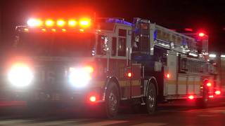 Philadelphia Fire Department Ladder 16 & Engine 6 Responding
