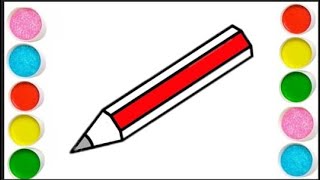 노래로 아이들을 위한 그림 그리기 / Drawing pencil for kids / Bolalar uchun rasm chizish / рисунок для детей / رسم