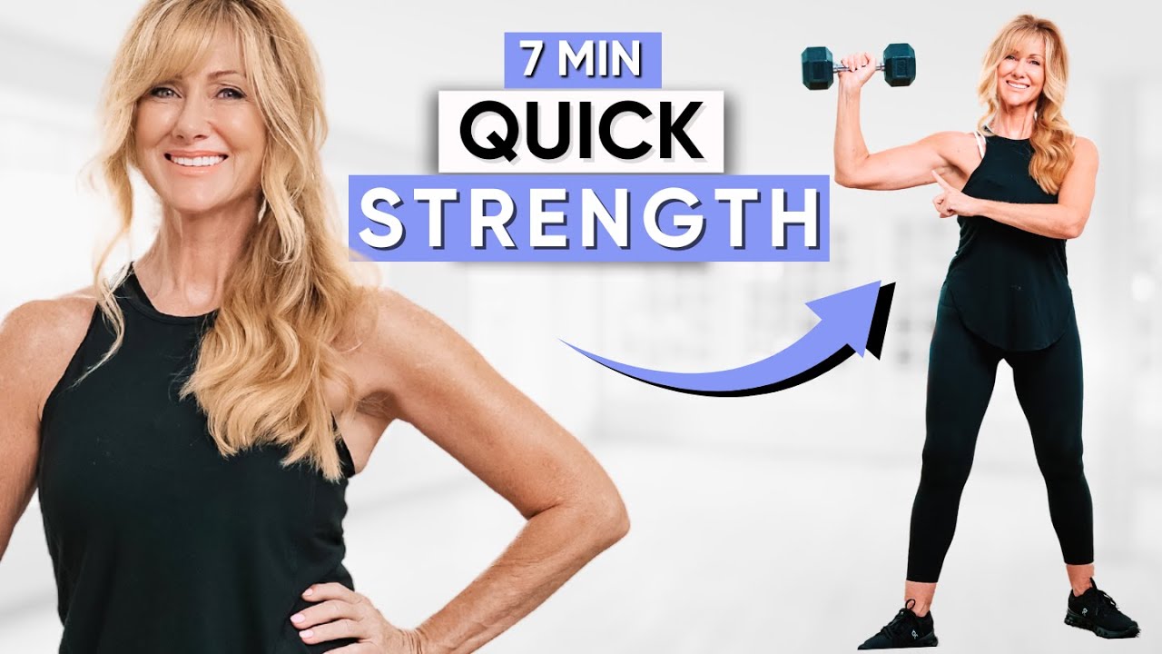 A 30 Minute Full Body Menopause Dumbbell Strength Workout Fabulous50s