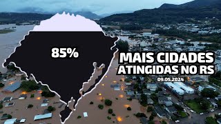 Rio grande do Sul Notícias: Cresce número de cidades afetadas pelas chuvas no RS