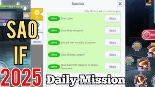 SAOIF : Complete Daily Mission in 2025