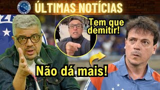 🦊FOI UM VEXAME DO CRUZEIRO! TAVA NA CARA QUE ISSO IA DAR MERDA! MÍDIA DETONA O DINIZ!