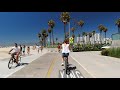 🚴 Venice Beach ● Santa Monica ● Pacific Palisades - Virtual Cycling Bike Ride - California USA [4K]